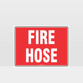 Custom Metal Sign,Fire Hose Text Sign